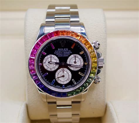 replica rolex rainbow|rolex with rainbow bezel.